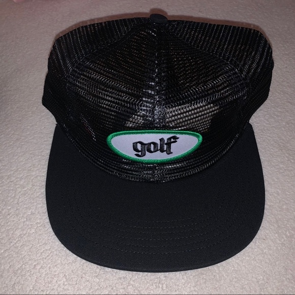Golf Wang Accessories Soldgolf Wang Black Mesh Tucker Hat With